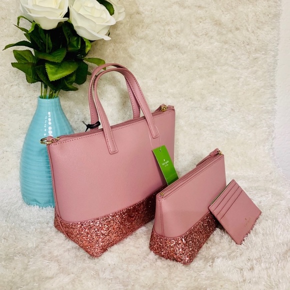 ! LAST SET ! Kate Spade Greta Court glitter bundle - Picture 3 of 5